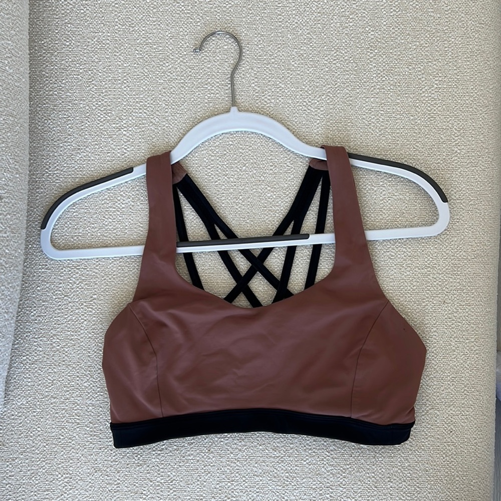 Lululemon Wood Brown Sports Bra